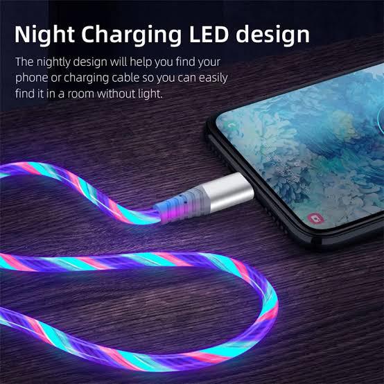 Cable usb para IPhone con luces